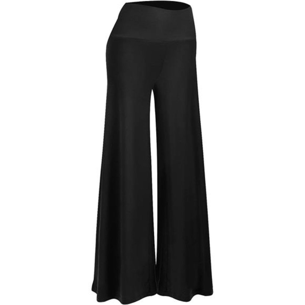 Women's Stretchy Wide Leg Palazzo Lounge Pants Casual Comfy High Waist Pants